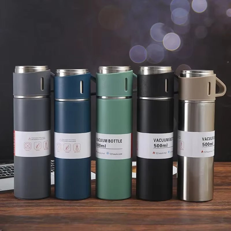 Premium Vacuum Flask Gift Set